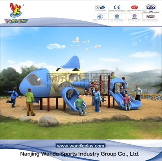 유아용 야외 놀이터 장비 항공기 Playset