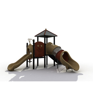 유원지 파빌리온 Playset 아이를 위한 옥외 플라스틱 활주 운동장 장비